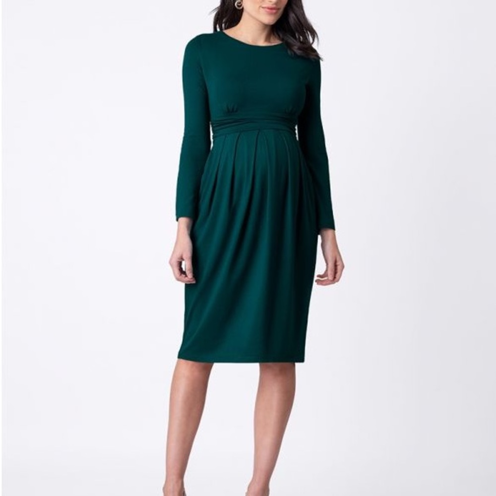 Seraphine Emerald Green Maternity Dress